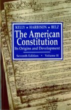 Cover art for The American Constitution: Its Origins and Development, Volume II