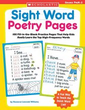 Cover art for Sight Word Poetry Pages: 100 Fill-in-the-Blank Practice Pages That Help Kids Really Learn the Top High-Frequency Words