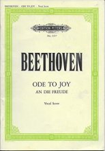 Cover art for Ode to Joy An Die Freude (Vocal Score- Finale From Symphomy No.9, Nr. 2227~Opus125)