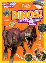 Cover art for National Geographic Kids Dinos Sticker Activity Book: Over 1,000 Stickers! (NG Sticker Activity Books)