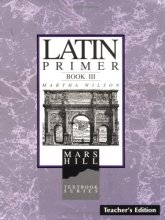 Cover art for Latin Primer III: Teacher's Edition