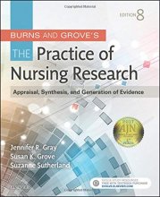 Cover art for Burns and Grove's The Practice of Nursing Research: Appraisal, Synthesis, and Generation of Evidence