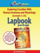 Cover art for Exploring Creation w/ Human Anatomy & Physiology Lapbook Package (Lessons 1-14) - PRINTED