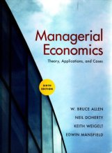 Cover art for Managerial Economics: Theory, Applications, and Cases, 6th Edition