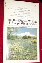 Cover art for The Best Nature Writing of Joseph Wood Krutch