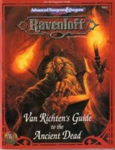 Cover art for Van Richten's Guide to the Ancient Dead (Advanced Dungeons & Dragons: Ravenloft, Campaign Accessory/9451)