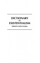 Cover art for Dictionary of Existentialism