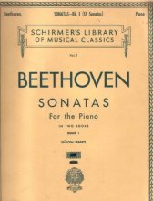 Cover art for Beethoven Sonatas for the Piano in Two Books - Book 1 (17 Sonatas, Volume 1)