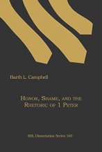 Cover art for Honor, Shame, and the Rhetoric of 1 Peter