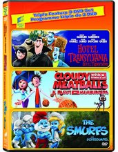 Cover art for Hotel Transylvania / Cloudy With A Chance Of Meatballs / The Smurfs (Triple Feature)
