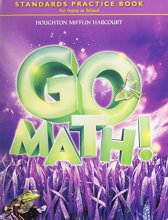 Cover art for Go Math! Standards Practice Book, Grade 3