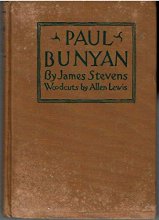 Cover art for Paul Bunyan; woodcuts by Allen Lewis.