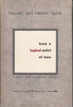 Cover art for From a Logical Point of View. logico-Philosophical Essays. Seond Edition, Revised.