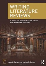Cover art for Writing Literature Reviews: A Guide for Students of the Social and Behavioral Sciences