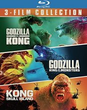 Cover art for Godzilla vs. Kong/Godzilla: King of the Monsters/Kong: Skull Island (3 Film Bundle BD) (BD) [Blu-ray]
