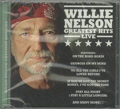 Cover art for Greatest Hits Live: Willie Nelson