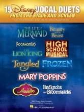 Cover art for 15 Disney Vocal Duets: from Stage and Screen for Two Voices and Piano Accompaniment