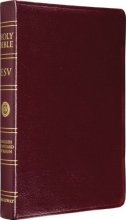 Cover art for ESV Classic Reference Bible, Genuine Leather, Burgundy, Red Letter Text