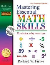 Cover art for Mastering Essential Math Skills: 20 Minutes a Day to Success, Book 2: Middle Grades/High School