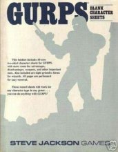 Cover art for GURPS Blank Character Sheets