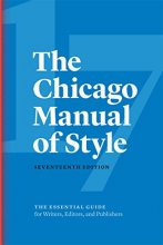Cover art for The Chicago Manual of Style, 17th Edition