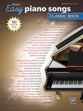 Cover art for Alfred's Easy Piano Songs -- Classic Rock: 50 Hits of the '60s, '70s & '80s
