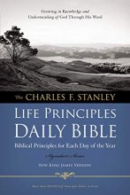 Cover art for NKJV, Charles F. Stanley Life Principles Daily Bible, Paperback: Holy Bible, New King James Version