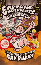 Cover art for Captain Underpants and the Sensational Saga of Sir Stinks-A-Lot
