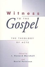 Cover art for Witness to the Gospel: The Theology of Acts (Theology, Biblical Studies)