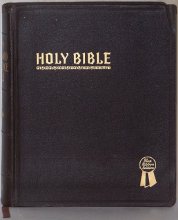Cover art for New Standard Reference Bible Blue Ribbon Edition: (Authorized or King James Version) School and Library Reference Edition Red Letter Edition Pictorial Pronouncing Dictionary and other Interesting Instructive Features
