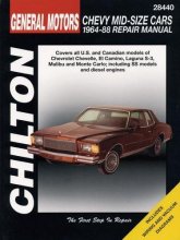 Cover art for GM Chevrolet Mid-Size Cars, 1964-88 (Chilton Total Car Care Series Manuals)