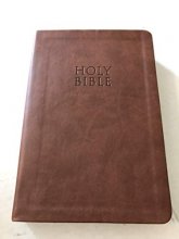 Cover art for Holy Bible Giant Print Edition Nkjv - Easy to Read Print - Read Along References - Faith Building Gift