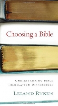 Cover art for Choosing a Bible: Understanding Bible Translation Differences
