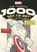 Cover art for Marvel: The Amazing 1000 Dot-to-Dot Book (Numbers will be small)