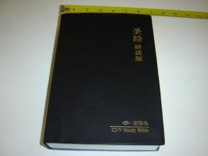 Cover art for CNV Study Bible / Chinese New Version Study Bible / Simplified Character / Shen Edition / Large Size 170 X 240 mm