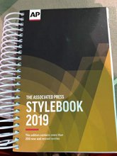 Cover art for 2019 AP STYLEBOOK (Spiral-Bound)