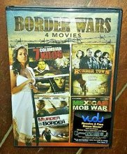 Cover art for Border Wars - 4 Movies Pack: 7 Columbian Kilos, Border Town, Murder on the Border, & Mexican Mob War