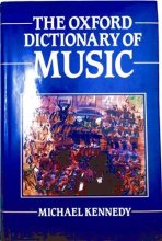Cover art for The Oxford Dictionary of Music