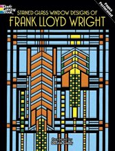 Cover art for Stained Glass Window Designs of Frank Lloyd Wright (Dover Design Stained Glass Coloring Book)