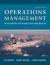 Cover art for Operations Management: Sustainability and Supply Chain Management (12th Edition)