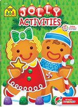 Cover art for School Zone - Jolly Activities Workbook - Ages 3 to 6, Preschool, Kindergarten, Numbers 1-25, Counting, Math & Reading Readiness, Dot-to-Dots, Mazes, and More (Jolly Workbooks)