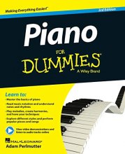 Cover art for Piano For Dummies, Book + Online Video & Audio Instruction