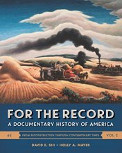 Cover art for For the Record: A Documentary History of America