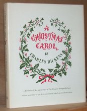 Cover art for A Christmas Carol. a Facsimile of the Manuscript in the Pierpont Morgan Library