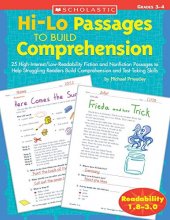 Cover art for Hi-Lo Passages To Build Reading Comprehension Skills: Grades 3-4 (Hi-Lo Passages To Build Comprehension)