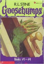 Cover art for Goosebumps Boxed Set, Books 1 - 4: Welcome to Dead House, Stay Out of the Basement, Monster Blood, and Say Cheese and Die!