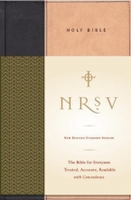 Cover art for NRSV Standard Bible (tan/black)