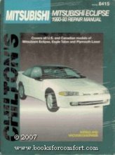 Cover art for Chilton's Mitsubishi Eclipse 1990-93 Repair Manual (Chilton's Total Car Care)