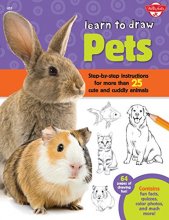 Cover art for Learn to Draw Pets: Step-by-step instructions for more than 25 cute and cuddly animals