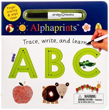 Cover art for Alphaprints: Trace, Write, and Learn ABC: Finger tracing & wipe clean